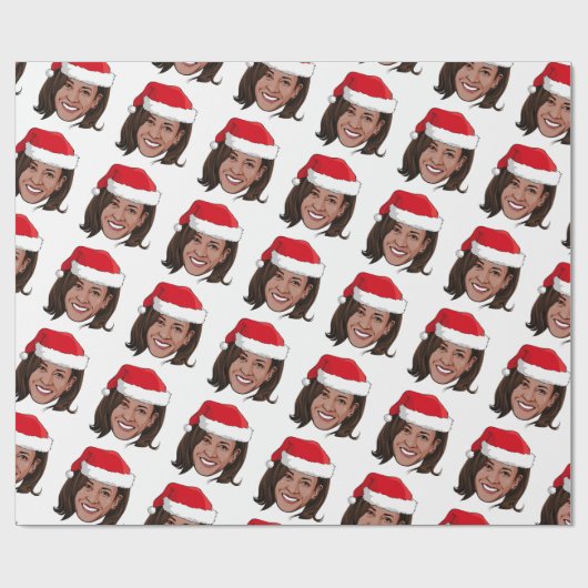 Kamala Harris Christmas Geschenkpapier (Flach)