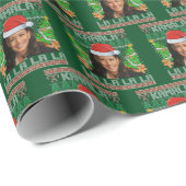 Kamala Harris Christmas Geschenkpapier (Rolleneckpunkt)