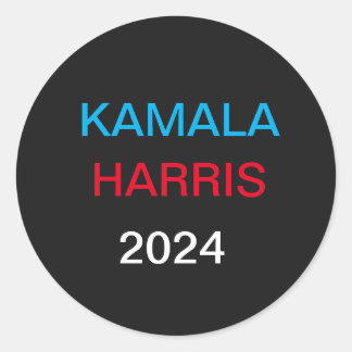Kamala Harris Classic Round Stickers