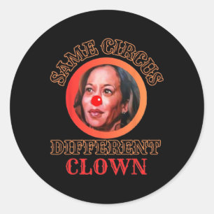 Kamala Harris Clown Kamala Harris Wheimer 2024 Pre Runder Aufkleber