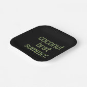 Kamala Harris Coconut Brat Sommer 2024 Pappteller (Gewinkelt)