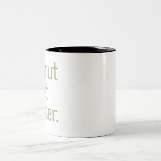 Kamala Harris Coconut Brat Sommer 2024 Zweifarbige Tasse (Mittel)