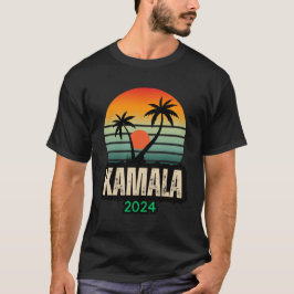 Kamala Harris Coconut Tree 2024 Wahl T-Shirt