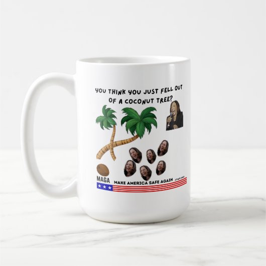 Kamala Harris Coconut Tree Design Tasse (Links)
