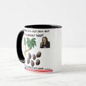 Kamala Harris Coconut Tree Tasse (Vorderseite Links)