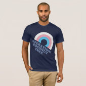 Kamala Harris Coconut Tree Trans Pride Flag T-Shirt (Vorne ganz)