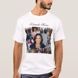 Kamala Harris Collage Basic T - Shirt