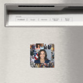 Kamala Harris Collage Foto Magnet (In Situ (Geschirrspüler))