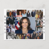 Kamala Harris Collage Postcard Postkarte (Vorderseite)
