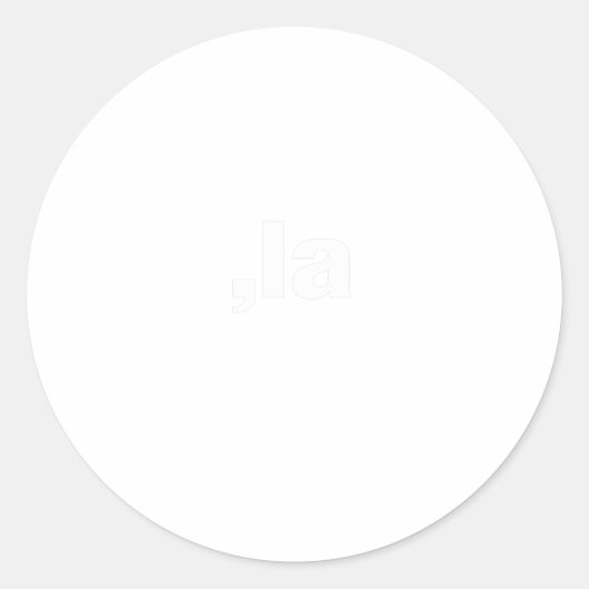 Kamala Harris Comma La Biden Harris 2020 BLM Runder Aufkleber (Vorderseite)