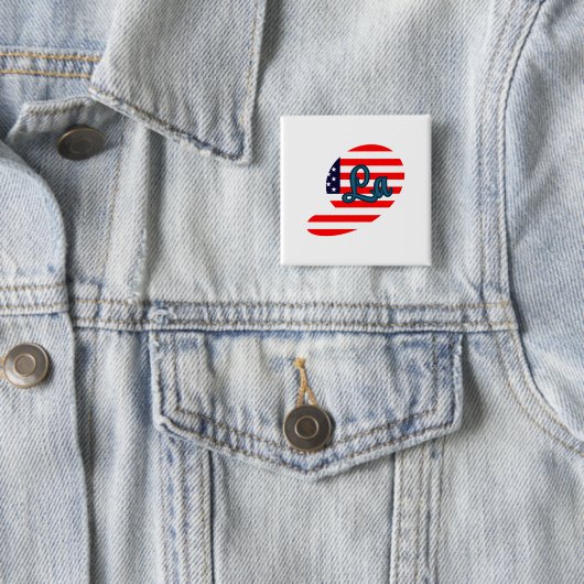 Kamala Harris Comma La Button (Beispiel)