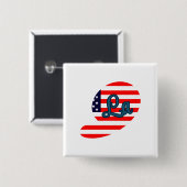 Kamala Harris Comma La Button (Vorne & Hinten)