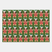 Kamala Harris Custom Face Foto Gingerbread Frau Geschenkpapier Set (Vorderseite 2)