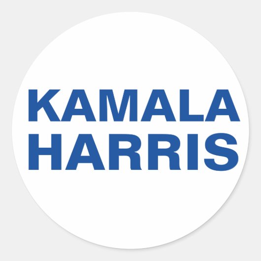 Kamala Harris (CUSTOMIZABLE) Stickers (Vorderseite)