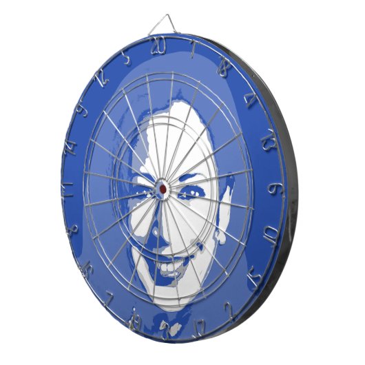 KAMALA HARRIS DARTSCHEIBE (Vorderseite rechts)