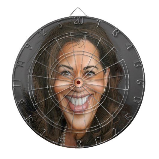 Kamala Harris Dartscheibe (vorne)