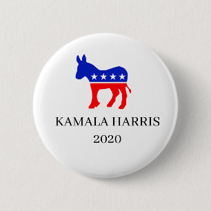 Kamala Harris Demokrat für Präsidenten 2020 Knop Button