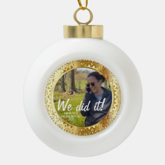 Kamala Harris, designierte Vizepräsidentin "Wir ha Keramik Kugel-Ornament