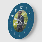 Kamala Harris, designierter Vizepräsident, Joe Große Wanduhr (Winkel)