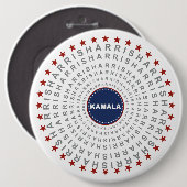 KAMALA HARRIS Echoes of Change Button (Vorne & Hinten)