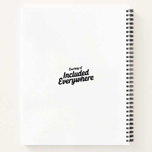 KAMALA HARRIS Echoes of Change Notebook Notizblock (Rückseite)