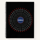 KAMALA HARRIS Echoes of Change Notebook Notizblock (Vorderseite)