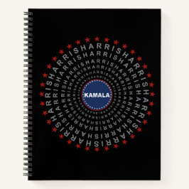 KAMALA HARRIS Echoes of Change Notebook Notizblock