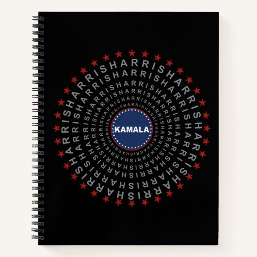 KAMALA HARRIS Echoes of Change Notebook Notizblock (Vorderseite)