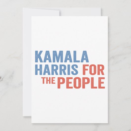 Kamala Harris Einladung (Vorderseite)