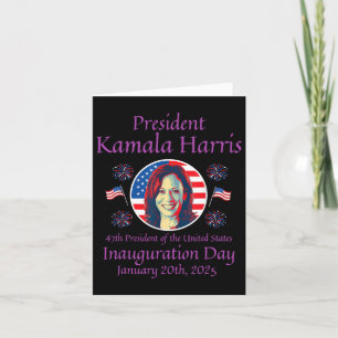 Kamala Harris Einweihung 2025 Memorabilia 1 Karte