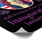 Kamala Harris Einweihung 2025 Memorabilia 1 Poster (Ecke)