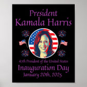 Kamala Harris Einweihung 2025 Memorabilia 1 Poster (Vorne)