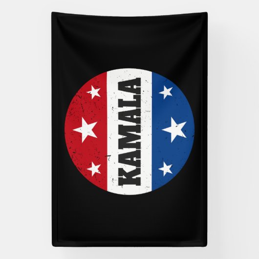 Kamala Harris Election 2024 V Banner (Vertikal)