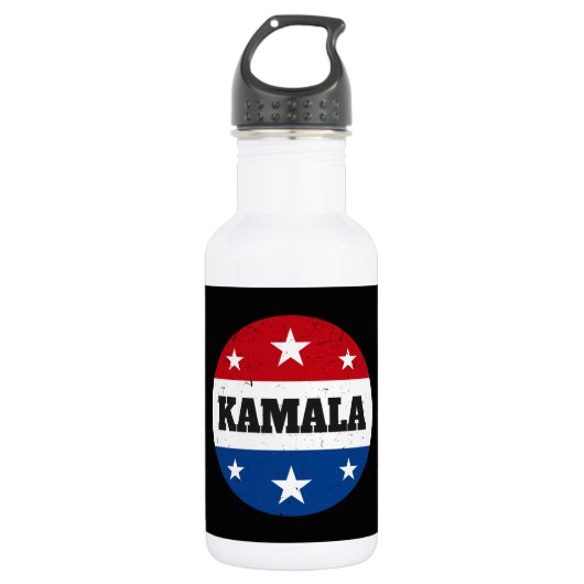 Kamala Harris Election 2024 V Edelstahlflasche (Vorderseite)