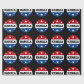 Kamala Harris Election 2024 V Geschenkpapier (Flach)