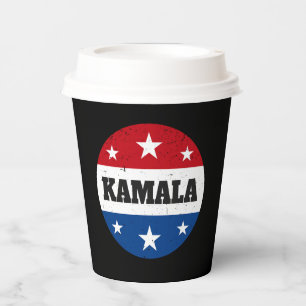 Kamala Harris Election 2024 V Pappbecher