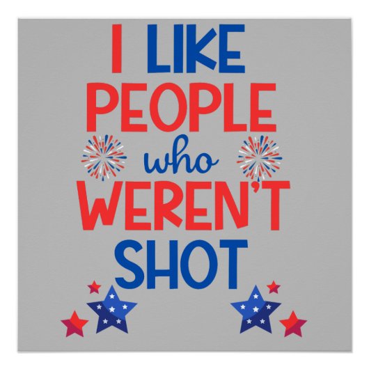 Kamala Harris Election Funny Anti-Trump Red & Blue Poster (Vorderseite)