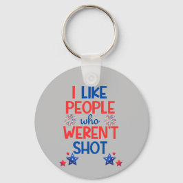 Kamala Harris Election Funny Anti-Trump Red & Blue Schlüsselanhänger