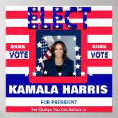 Kamala Harris Election Poster (Vorne)