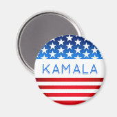 Kamala Harris Election USA Flag Moderner benutzerd Magnet (Vorderseite/Rückseite)