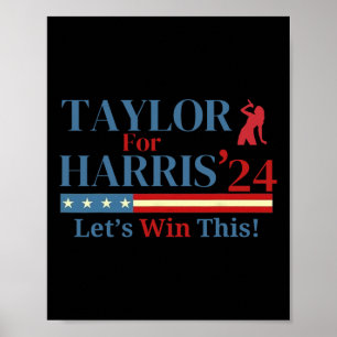 Kamala Harris Erste weibliche Präsidentin 2024 Poster