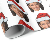 Kamala Harris Face Geschenkpapier (Rolleneckpunkt)