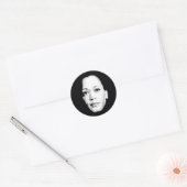 Kamala Harris Face Print Runder Aufkleber (Umschlag)
