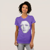 Kamala Harris Face Print T-Shirt (Vorne ganz)