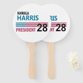 Kamala Harris Fächer (Vorne und Hinten)