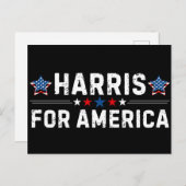 Kamala Harris Feiertagspostkarte (Vorne/Hinten)