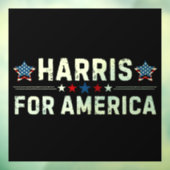 Kamala Harris Fensteraufkleber (Blatt 3)