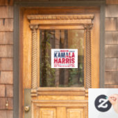 Kamala Harris Fensteraufkleber (Haustür)