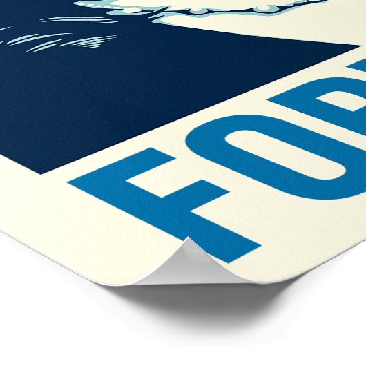 Kamala Harris Forward 11 x 14 Poster (Ecke)