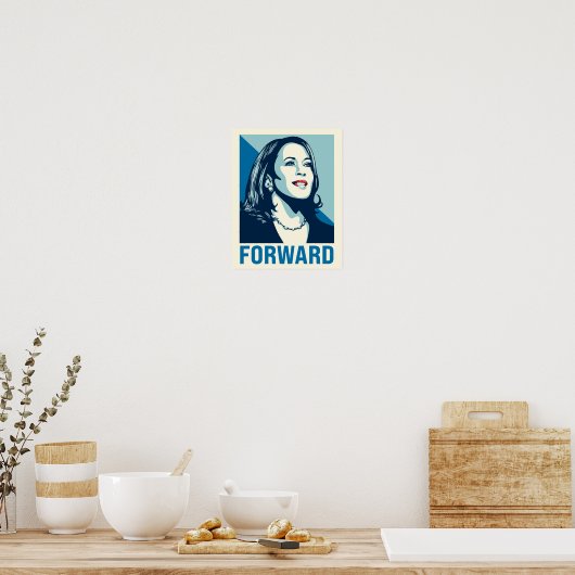 Kamala Harris Forward 11 x 14 Poster (Küche)